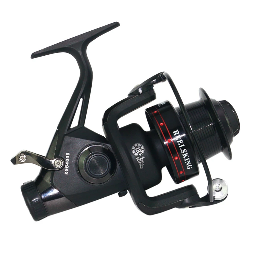 2018 Spinning Reel Wheel Type Boat Fishing Dual Brake CNC Rocker Distant Carp Reels | Спорт и развлечения