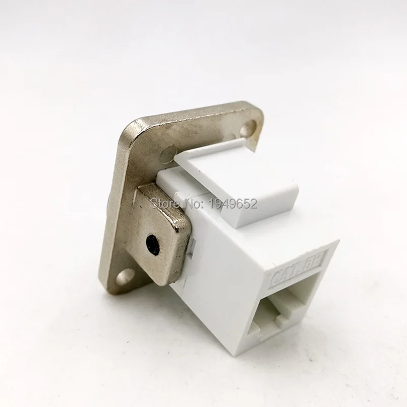 Rj45 сетевой разъем металлическая панельная розетка d Тип крепления CAT5E CAT6