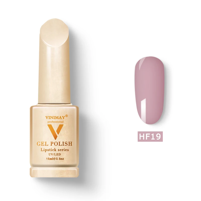 HF19 VINIMAY Франция гель лак для ногтей vernis полуперманентный УФ замочить от Гель-лак для нейл-арта праймер маникюр ногтей гель Lacque - Цвет: HF19