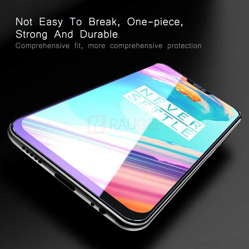Закаленное стекло для Oneplus 6 закаленное полное покрытие чехол с защитной пленкой