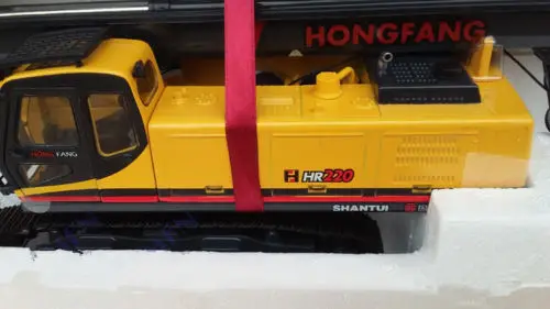 Редкий сплав Игрушечная модель 1:35 масштаб Hongfang HR220 роторная буровая установка инженерное оборудование литье под давлением игрушечная модель для подарка, коллекция