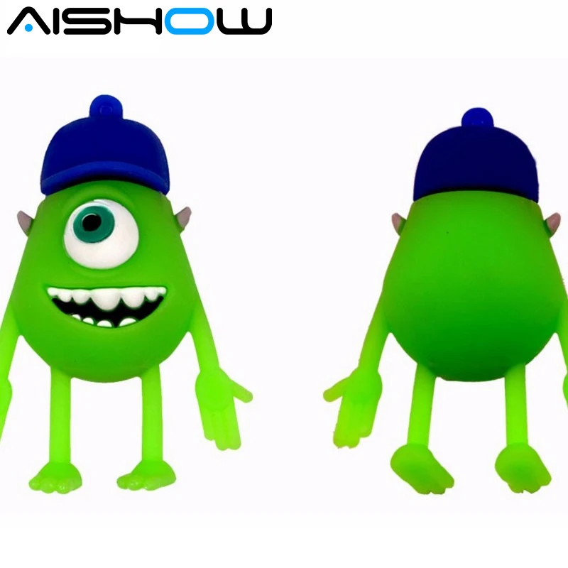 Новый милый монстр университет улыбка корова 64 ГБ 32 16 8 1 Mike Wazowski USB 2 0 карта памяти
