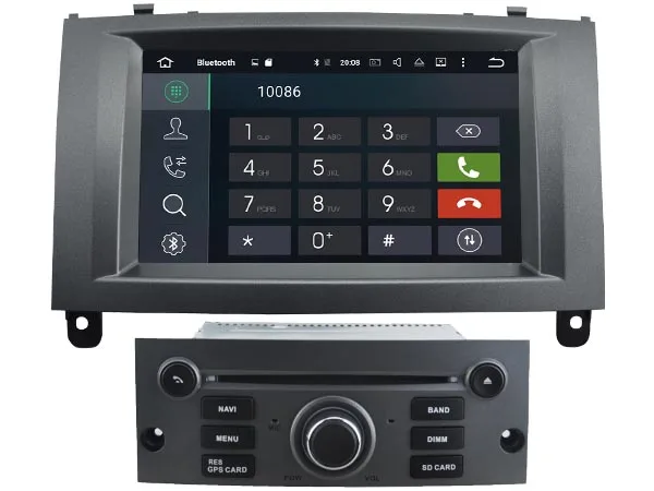 Android 8 0 автомобильный DVD GPS для PEUGEOT 407 поддержка DVR WIFI DSP DAB OBD Автомобильный