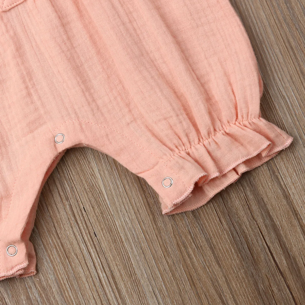 Милая Детская Одежда для новорожденных девочек без рукавов комбинезон на