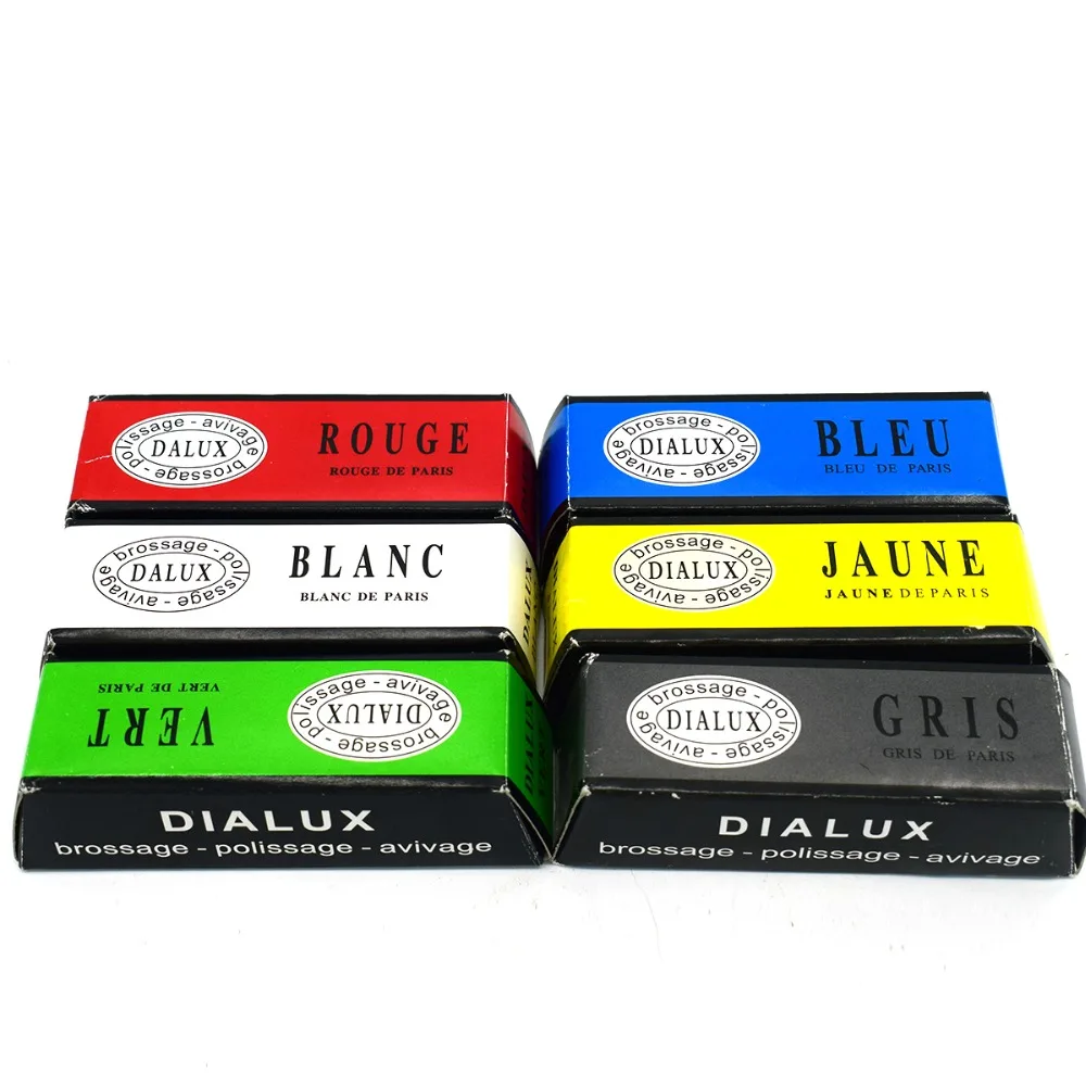 

6PCS JEWELRY POLISHING WAX SETS DIALUX SETS JEWELERS POLISHING METALS POLISHING COMPOUND LUSTER BUFFING ROUGE