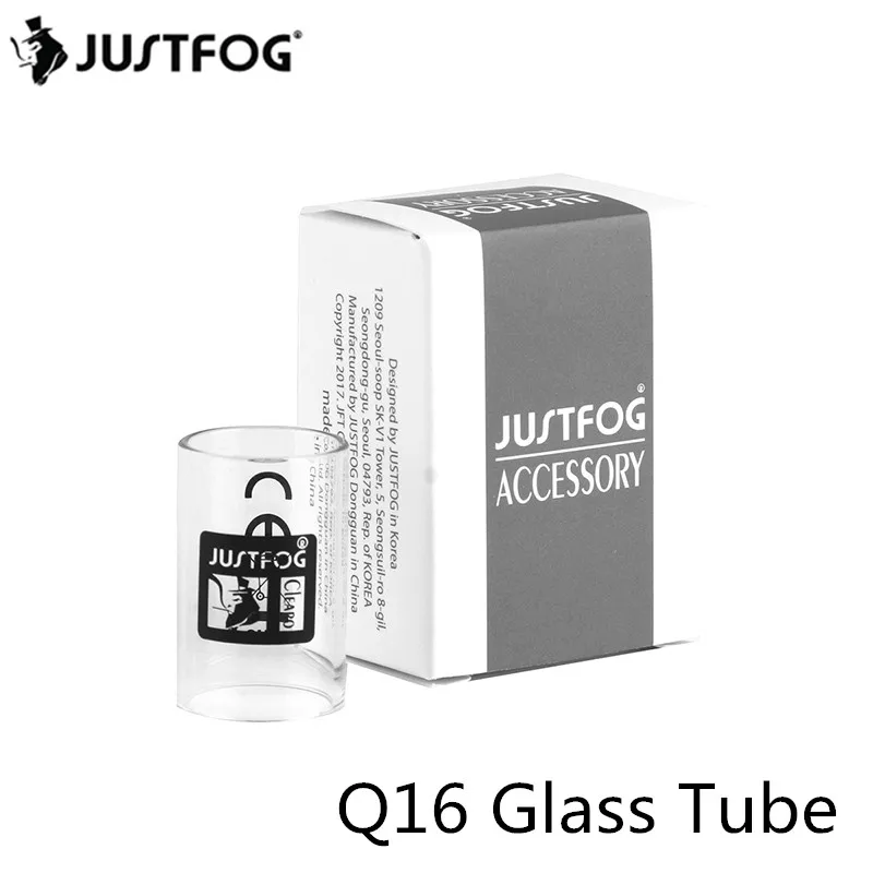 5 шт./лот оригинальная стеклянная трубка Justfog Q16 запасная Pyrex для атомайзера Q16|tank