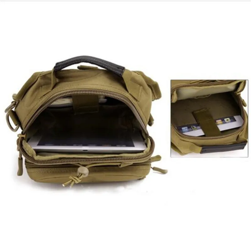 

camouflage Men's pack Nylon travel backpack bag chest waterproof Dual-use Laptop Inclined shoulder bag girl students