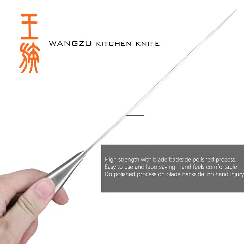 Кухонный нож из нержавеющей стали 8 дюймов Высококачественный шеф-повара