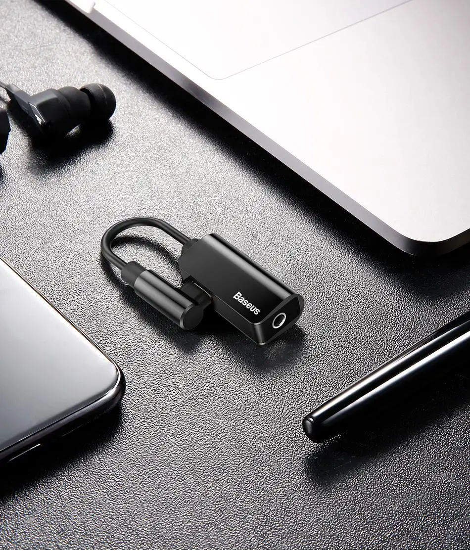 Baseus usb type C аудио кабель адаптер USB C type-c до 3,5 мм разъем разветвитель AUX Наушники Адаптер для One Plus 6T 6 5 Xiaomi mix 3