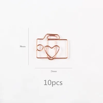 

Металлические скрепки ALLTU розового золота