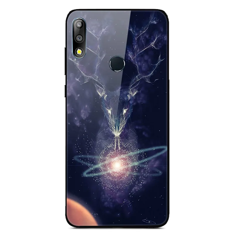 Для Asus Zenfone Max Pro M2 ZB631KL чехол из закаленного стекла с изображением планеты космос, стеклянный чехол на заднюю панель для Asus ZB631KL ZB 631KL ZB 631 KL - Цвет: 33