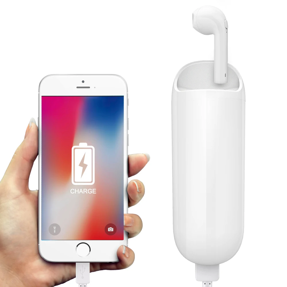 Bluetooth наушники беспроводные мини одного гарнитура микрофон с 3300 мАч Мощность