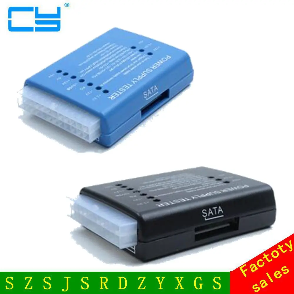Тестер блока питания 20/24 Pin PSU ATX SATA HDD тестер Измеритель светодиодный