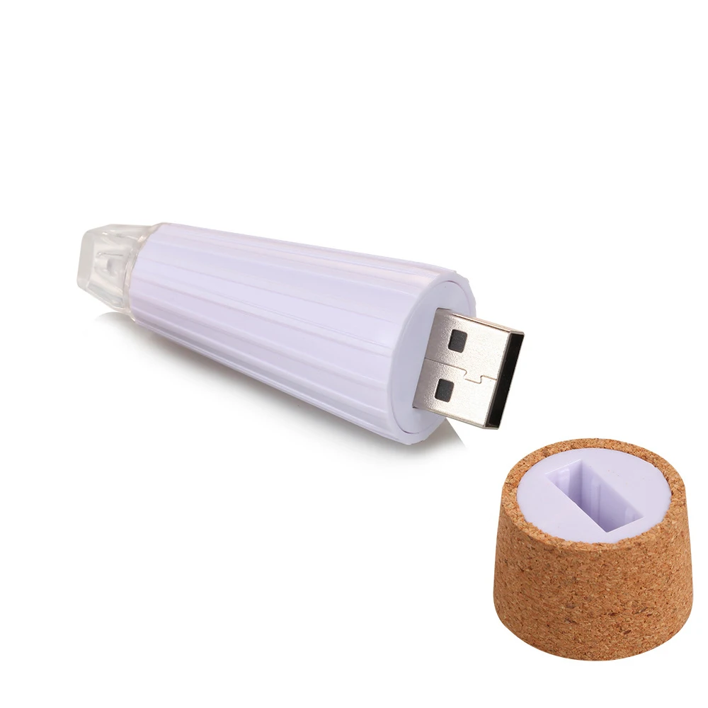 3 шт красочные USB пробки ночные светильники перезаряжаемые бутылки вина