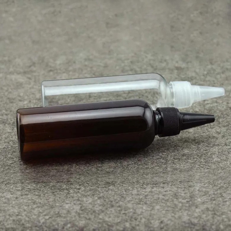 

100ml X 50pcs empty plastic bottles with cover , Food material plastic containers for jam , cosmetics packaging