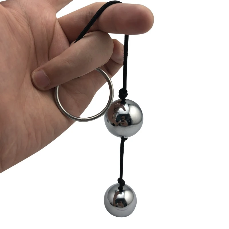 Man Nuo Metal Anal Balls Butt Vaginal Plug Stainless Steel Sex Toys for Woman Men Erotic Ring Handheld Bead Adult Products | Красота и