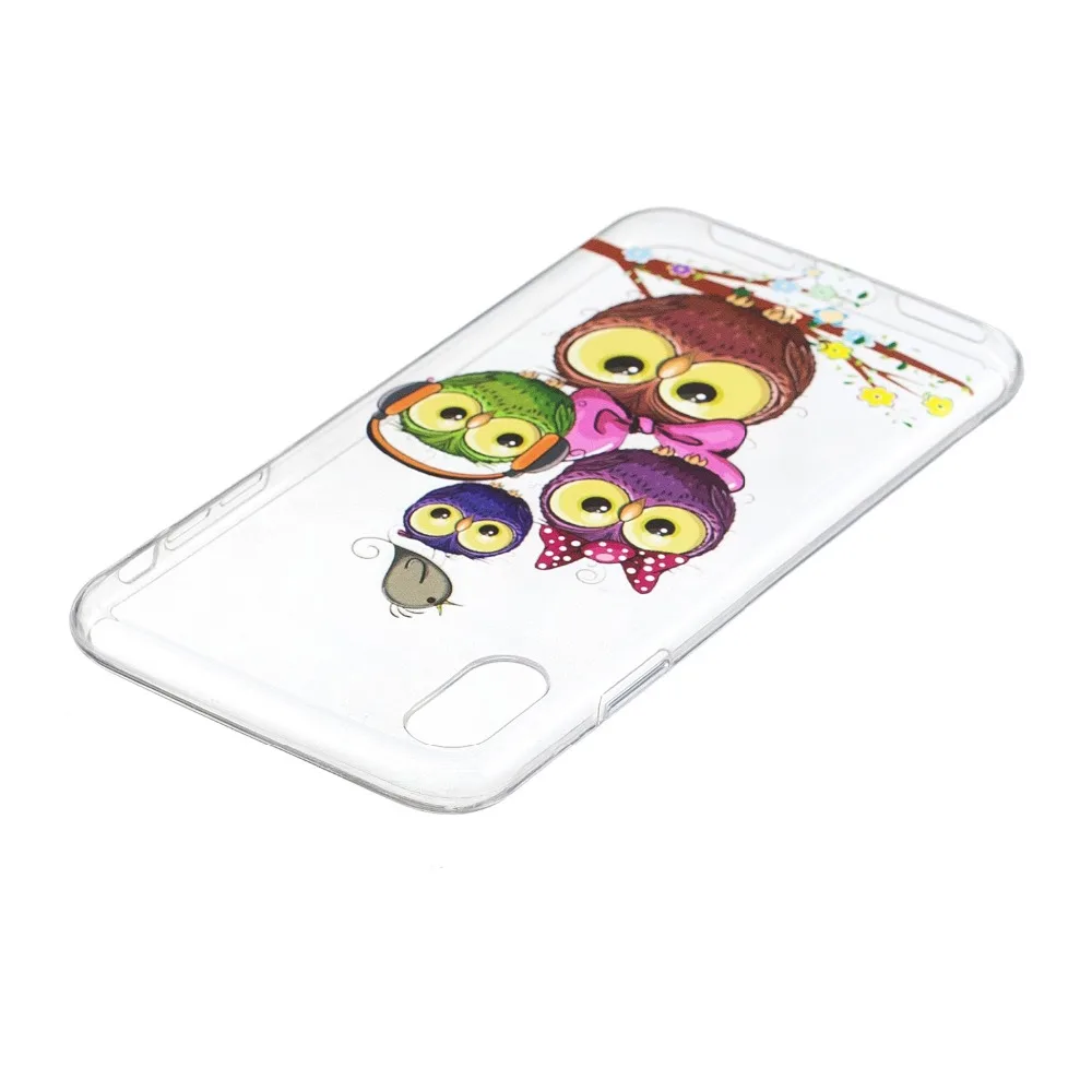 2018 Новый мультяшный Прозрачный чехол для мобильного телефона iPhone XS Plus TPU