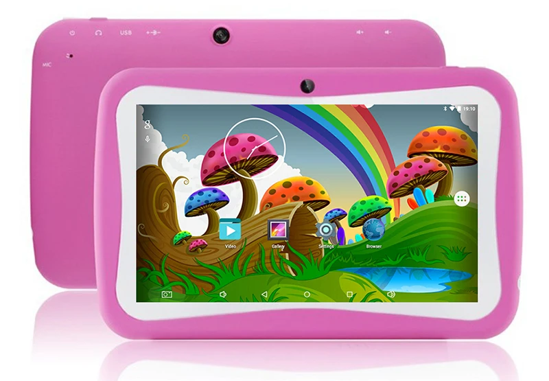 7 дюймов WeCool детский Подарочный планшет ПК 8 ГБ 4 ядра Android Baby PAD предустановлен много EDU игры предназначены для подарок на день рождения ребёнка