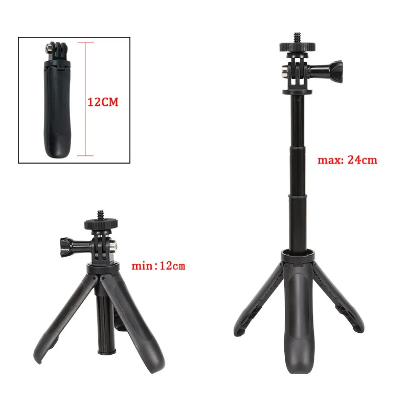 Extendable Handheld Selfie Stick Mini Tripod Portable Monopod for GoPro Hero 9 8 7 6 5 4 SJCAM EKNE YI 4K DJI OSMO Action Camera |