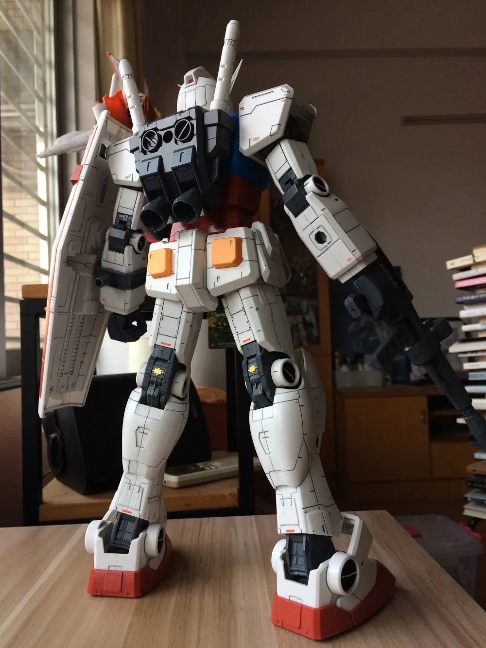 Моделька Дабан 1/48 истребитель Мега Размер RX-78-2 воина гундама наклейка с драконом модель 375 мм DD046