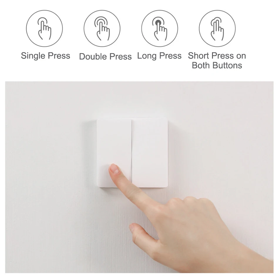 Умный переключатель Xiao mi Aqara, светильник с дистанционным управлением, ZiGBee, wifi, беспроводной ключ, настенный выключатель, работает с приложением mi jia mi Home