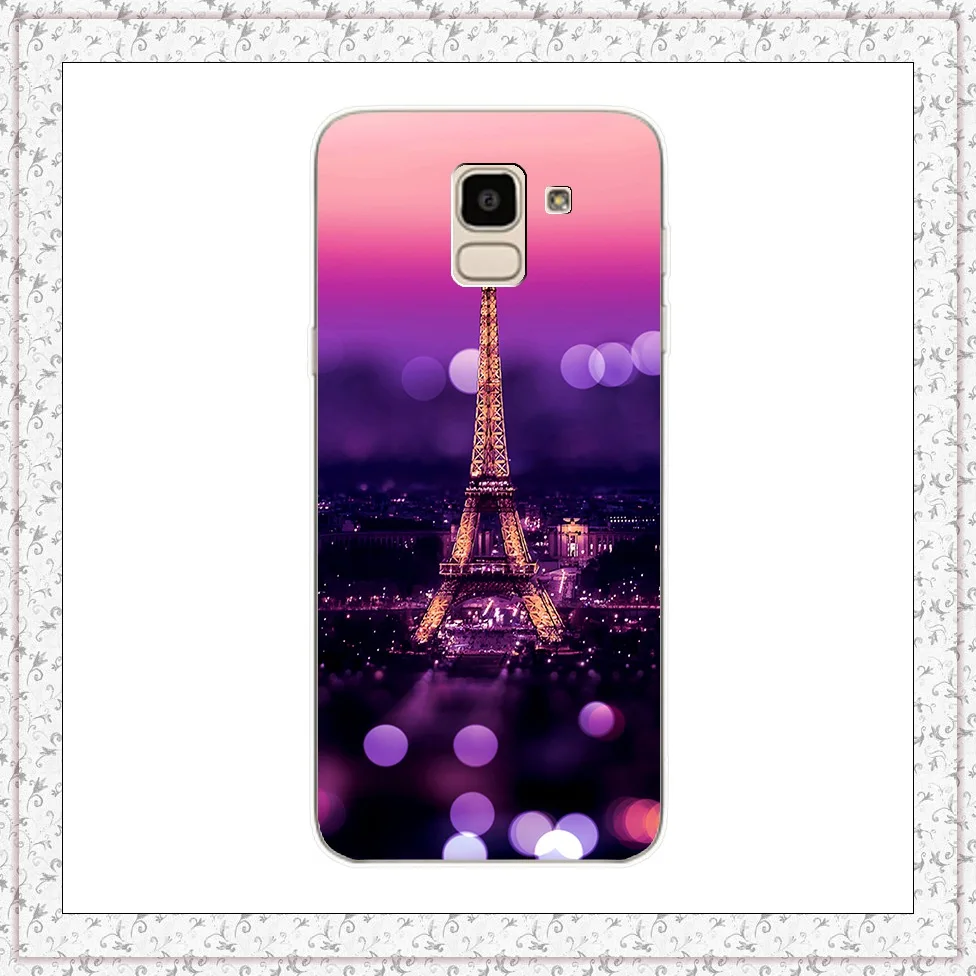 the eiffel tower Для samsung Galaxy J6 J4 J8 A6 A8 Чехол Мягкий силиконовый чехол для samsung J 4 6 8 плюс j 400 415 610 600 810 530 F - Цвет: the eiffel tower