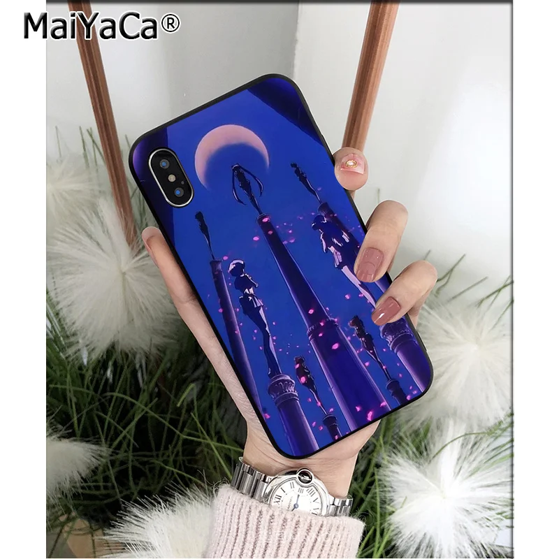Мягкий силиконовый чехол MaiYaCa для Apple iPhone 8 7 6 6S Plus X XS MAX 5 5S SE XR | Мобильные телефоны и