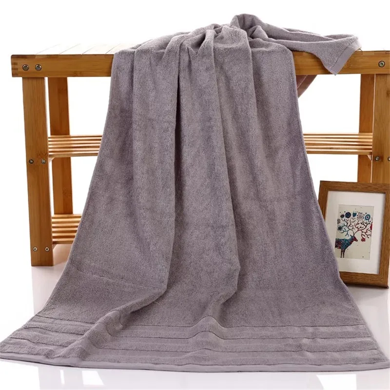 

100% Bamboo Fiber Bath Towel 70 X 140 cm 400 grams high quality soft super Antibacterial towel 120 pieces small wholesale