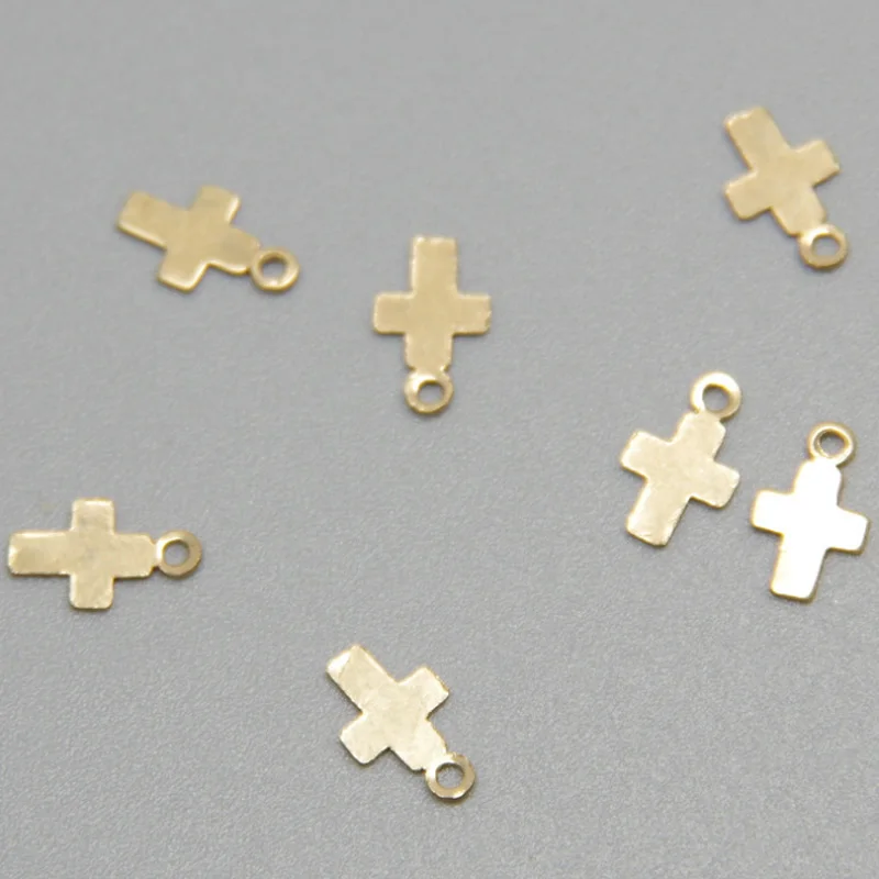5 шт. позолоченные подвески в виде креста 4 4x7 2 мм|cross charms|charms crossgold cross charm |