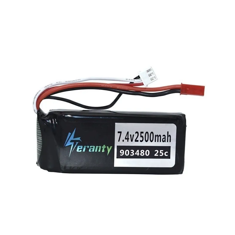 7.4v 2500mAh Lipo battery for Syma X8C X8W X8G X8 RC Quadcopter Spare Parts 903480 25c Battery 12428 12423 Cars 5pcs | Игрушки и хобби