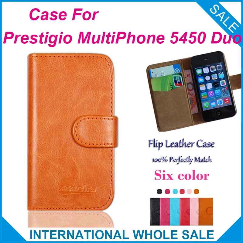 

High Quality Multi-Function Card Slot Flip Leather Cases For Prestigio MultiPhone 5450 Duo Cover Phone Bag Tracking