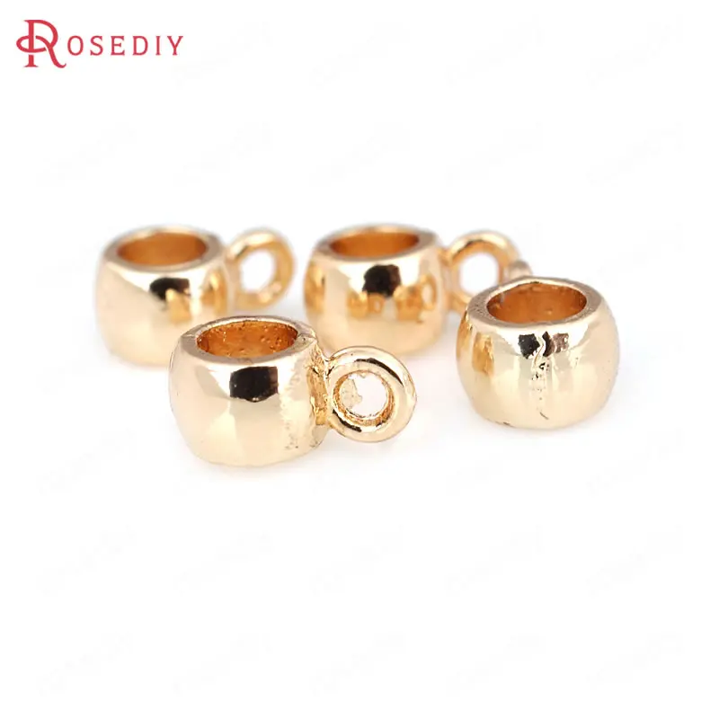 Латунные подвески с покрытием 24 каратным золотом 20 шт. 5 5x8 мм|diy jewelry accessories|jewelry