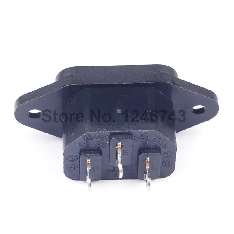 10PCS/LOT 3PAC Power Socket Character of Rectangular Copper Tripod Large | Строительство и ремонт