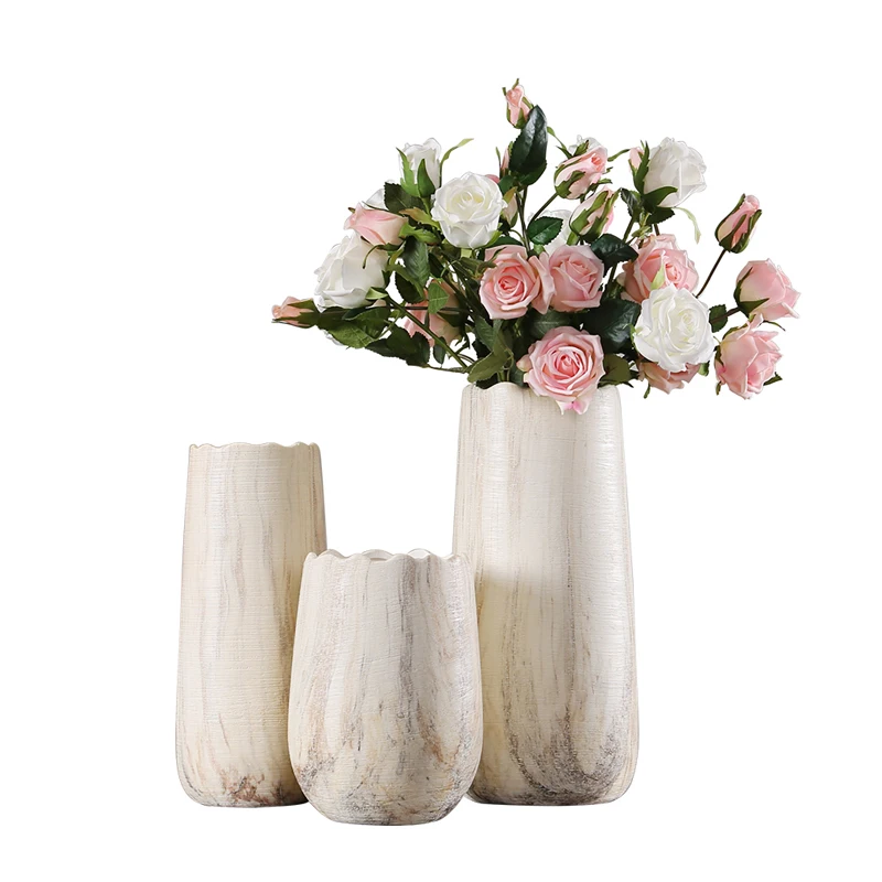 

Modern Ceramic Wedding Decorative Vase flower vases for homes tabletop dried flower vase Bottle Christmas New Year ceramic vase