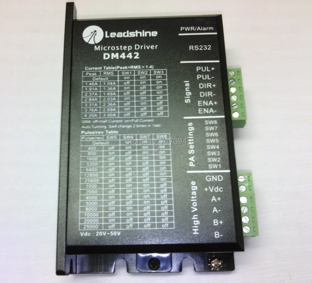 Цифровой привод шагового двигателя Leadshine DM442 для NEMA 16 23|motor pwm|motormotor plastic |