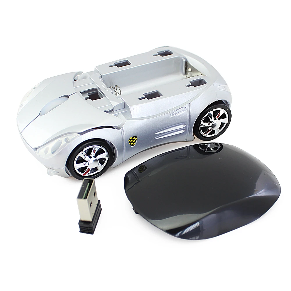 Мини мышь компьютерная CHUYI Беспроводная в форме автомобиля 1600DPI USB|Мыши| |