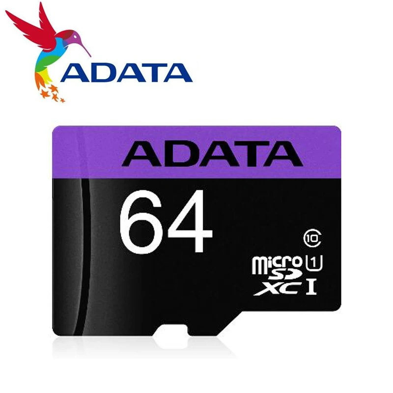Карта памяти ADATA 64 ГБ 32 ГБ 16 ГБ флэш-карты памяти Microsd TF/SD карты для смартфона/планшета