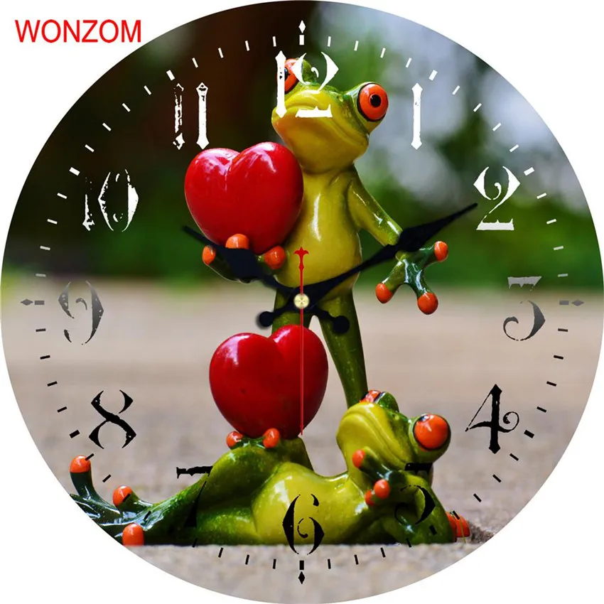 Современные большие настенные часы WONZOM Epoptic Butterfly бесшумные для гостиной
