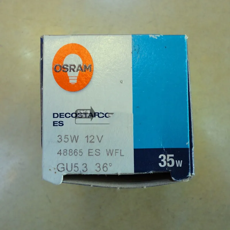 Для 2PSC OSRAM Decostar ES 48870FL 12 V 50 W лампа 24 градуса Дихроичных 51 мм GU5.3 энергосбережения