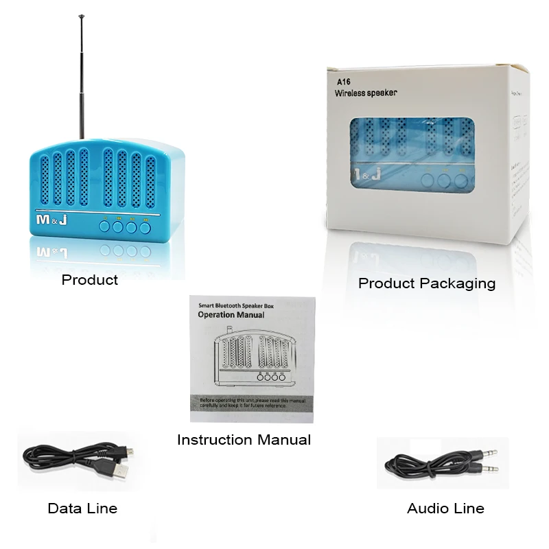 Винтажная Bluetooth-колонка в стиле ретро миниатюрная колонка с ностальгическими