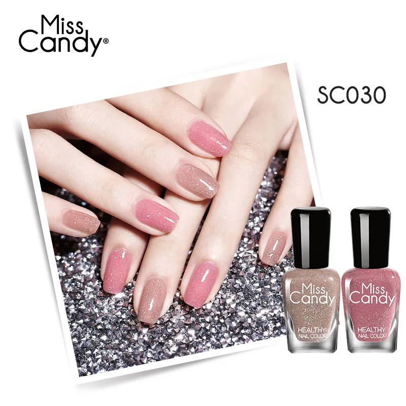 Miss Candy Health Peel Набор лаков для ногтей нетоксичный, безвкусный и безопасный Пилинг Набор лаков для ногтей - Цвет: SC030