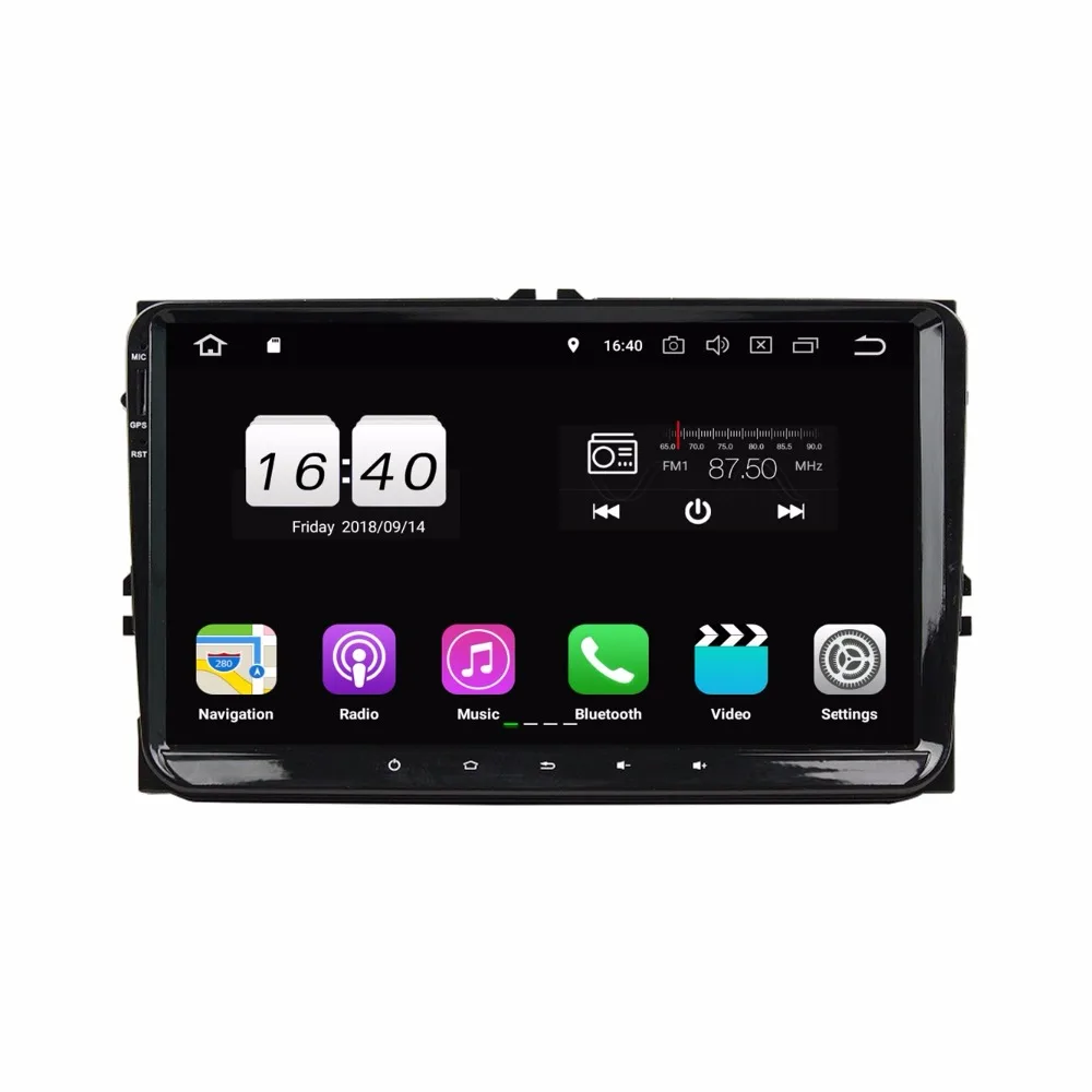 2 Гб ОЗУ четырехъядерный 9 &quotAndroid 8 1 автомобильный dvd плеер для VW Volkswagen Golf Polo Passat CC