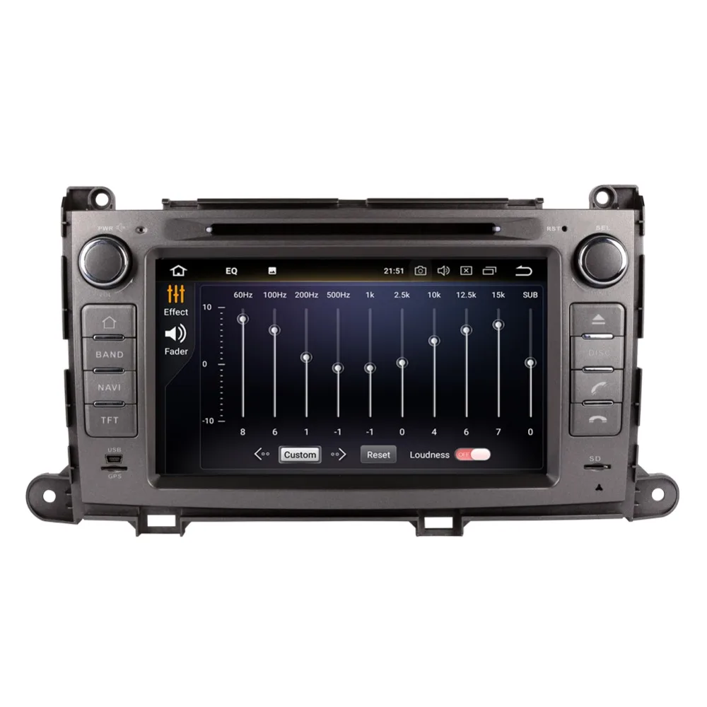 4 ГБ ОЗУ Android 8 0 Восьмиядерный автомобильный ПК CD DVD плеер головное устройство для