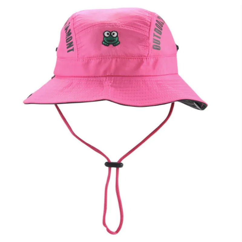 Панама JAMONT детская с широкими полями Пляжная Шляпа небесно голубого розового