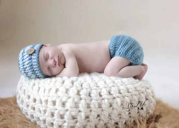 Ручная работа Merino позирующая подушка для фотосессии новорожденный фотосессия