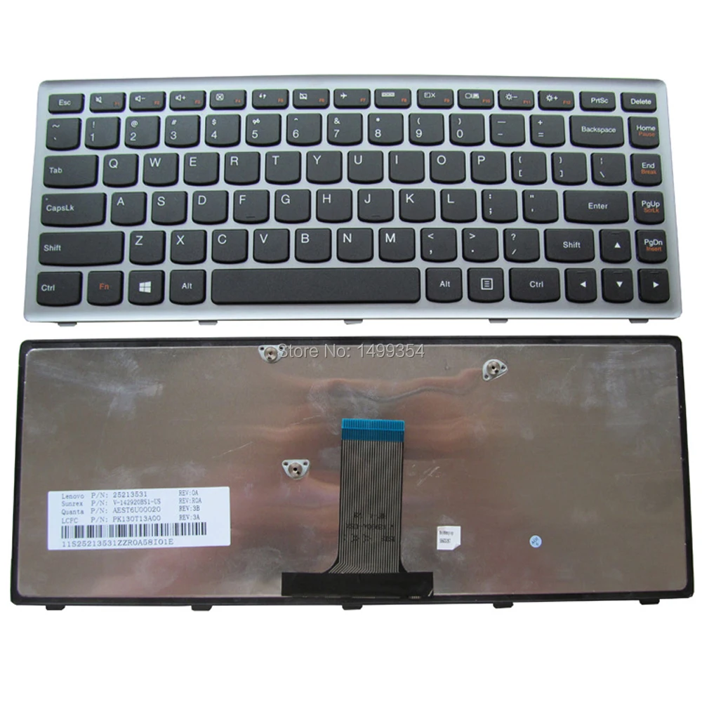 Новая клавиатура для ноутбука Lenovo G400s G405s G410s Z410 S410p FLEX 14 FLEX14g сменная