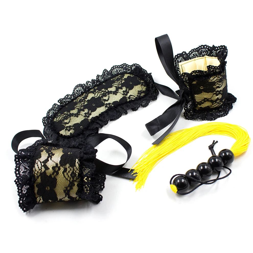 Набор для бондажа пар мягкие кружевные бондажи начинающих секс игры взрослых с