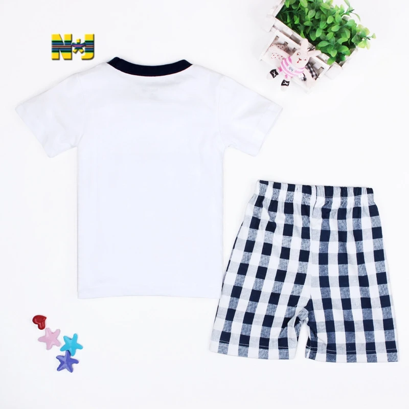 Baby Boy Clothing Sets Clothes Cotton little Car Short Sleeve T-shirt+Pants Infant 2PCS Suit | Детская одежда и обувь
