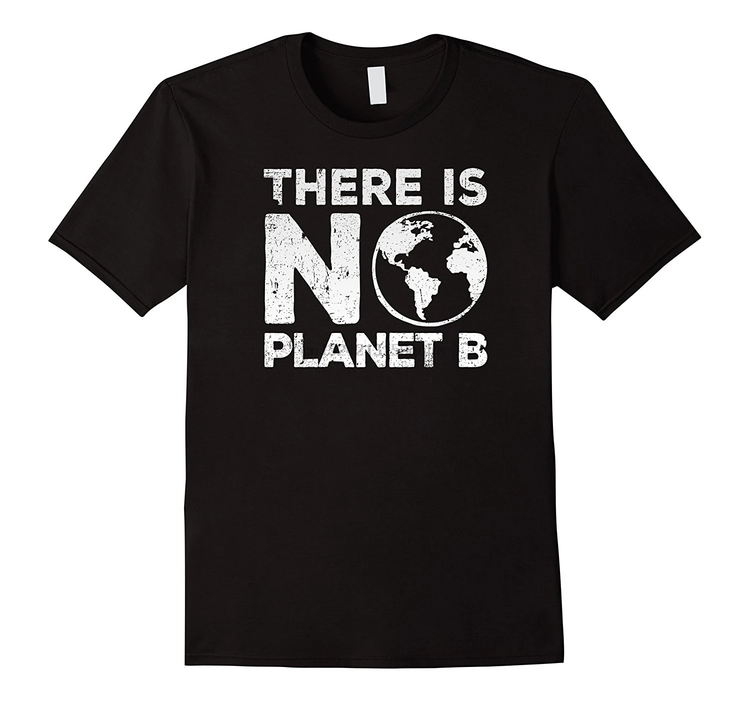 There Is No PLANet B Science футболка на День Земли с круглым вырезом модная короткими