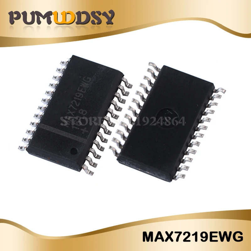 10 шт. Новый светодиодный драйвер дисплея max7222 MAX7219CWG MAX7219EWG DIP24 IC|Интегральные